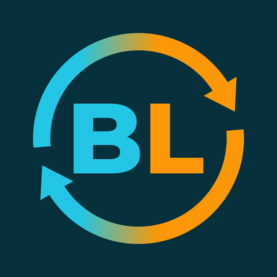 Breathing Lab app icon: the letters B and L inside two circling arrows.